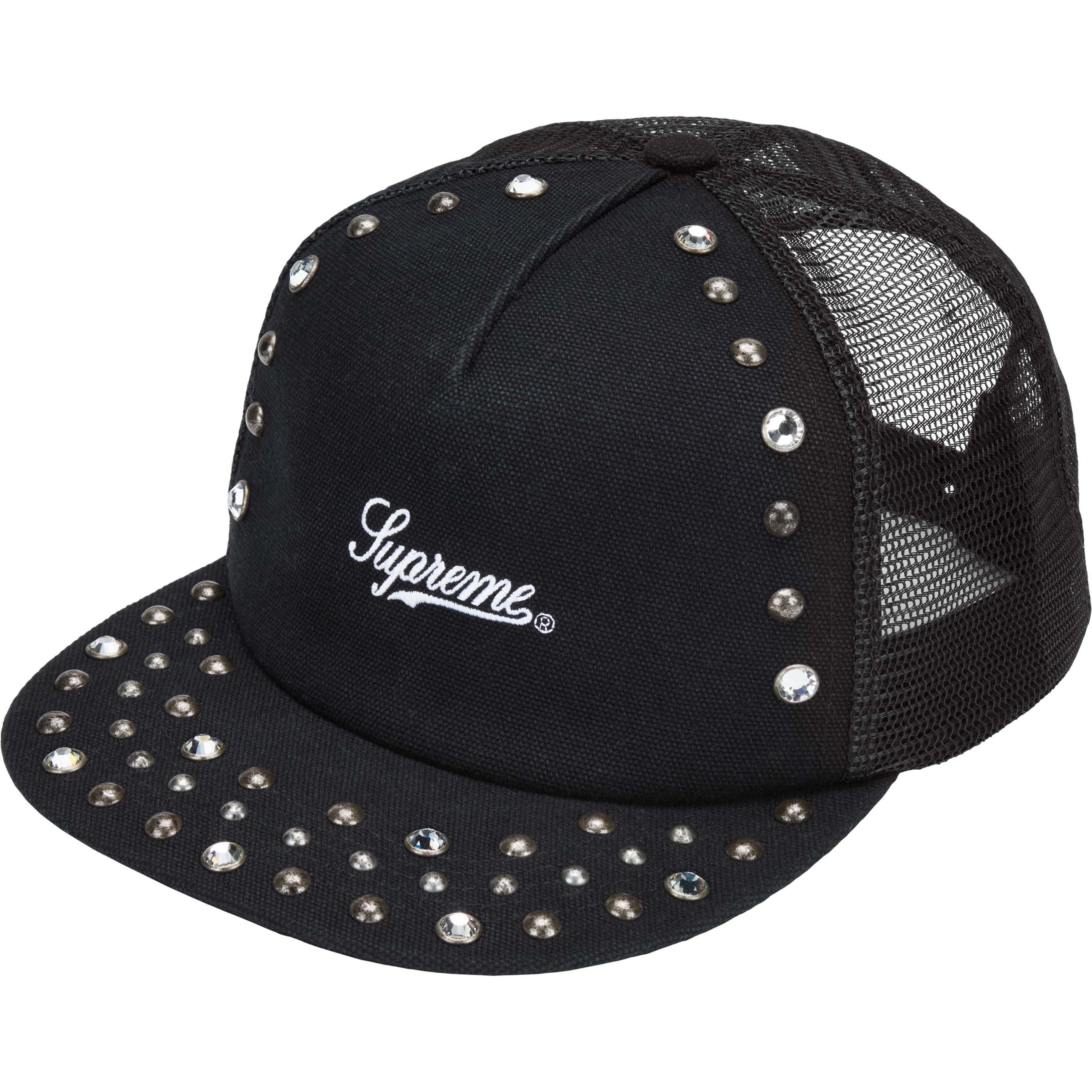 Supreme®/b.b. Simon Studded Canvas Mesh Back 5-Panel view 3